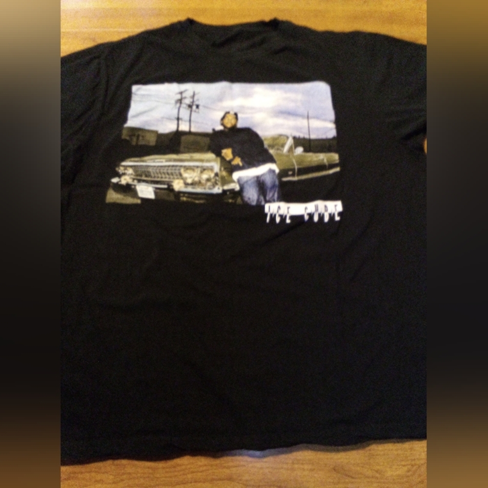 Ice Cube Convertible Doughboy Boyz In The Hood Large Black T-Shirt